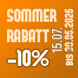 sommer-rabatt – 10% Rabatt