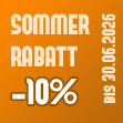 sommer-rabatt – 10% Rabatt